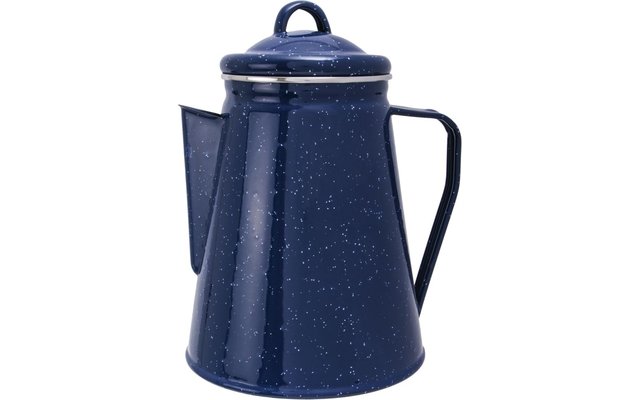Origin Outdoors Emaille Kaffeekanne 1,8 Liter blau
