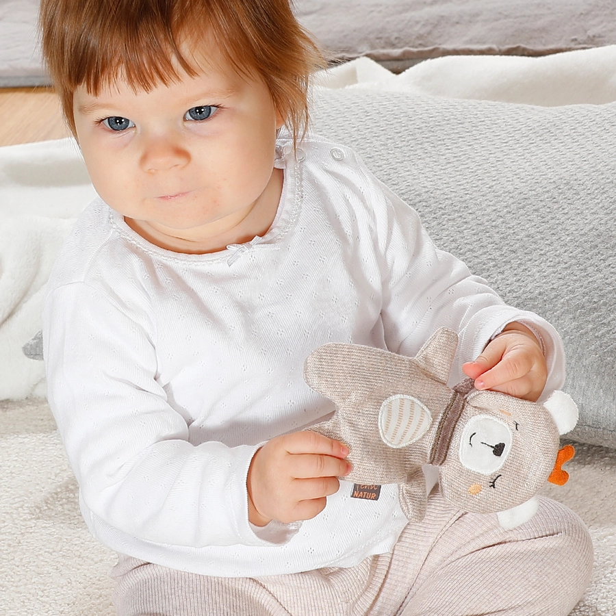 fehn® Knister-Teddy fehnNATUR