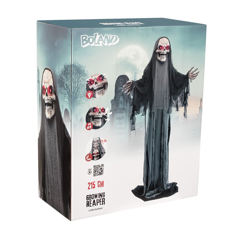 Halloween Pop Grijs Reaper 1,8m