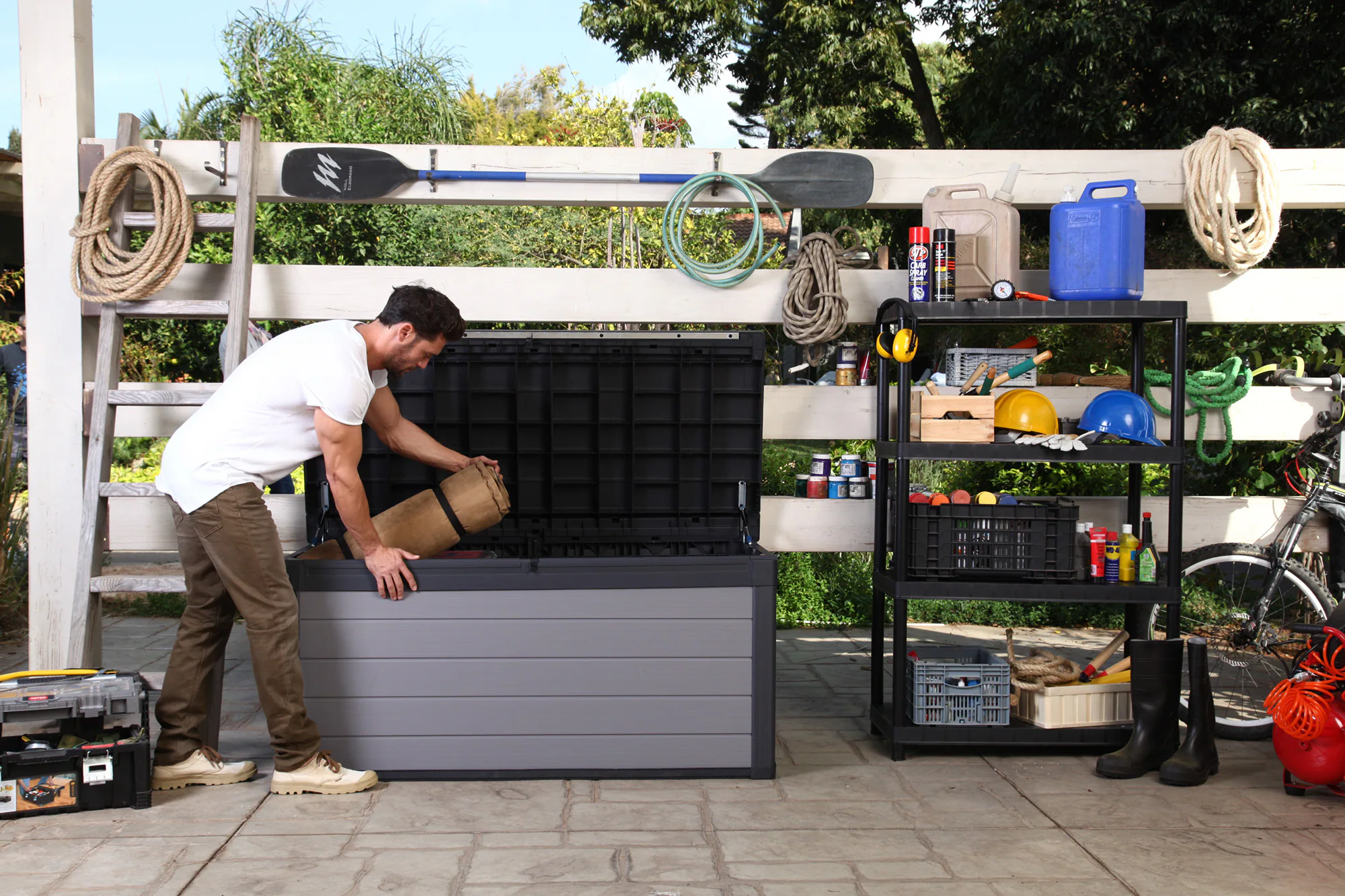 Keter Kissenbox Sitztruhe Premier 100 Box 380L