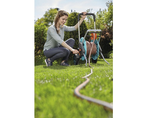 GARDENA CleverRoll M Easy Set slanghaspel inclusief 20m slang en accessoires
