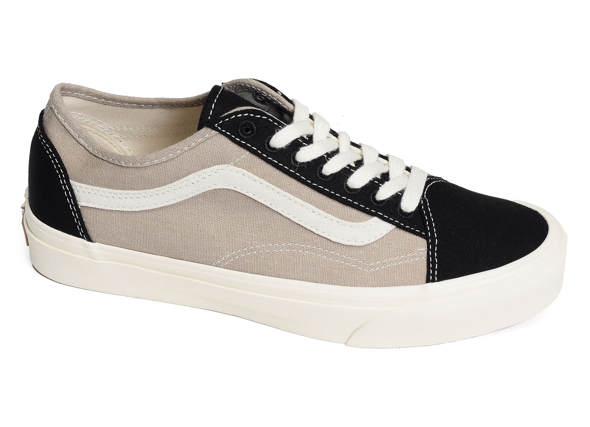 Ua old skool tapered noir beige
