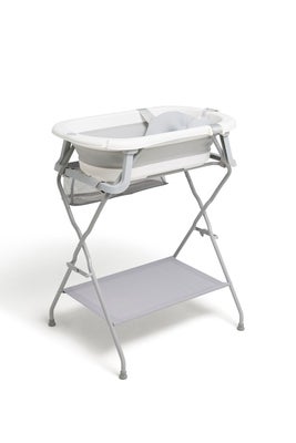 Beemoo CARE Assist Badebalje inkl. Badestøtte og Stativ, White/Grey