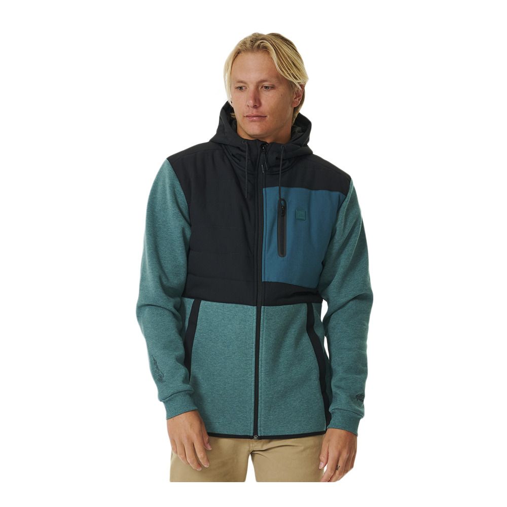 Rip Curl ANTI SERIES HEATSEEKER ZIP THR - Veste Homme blue green
