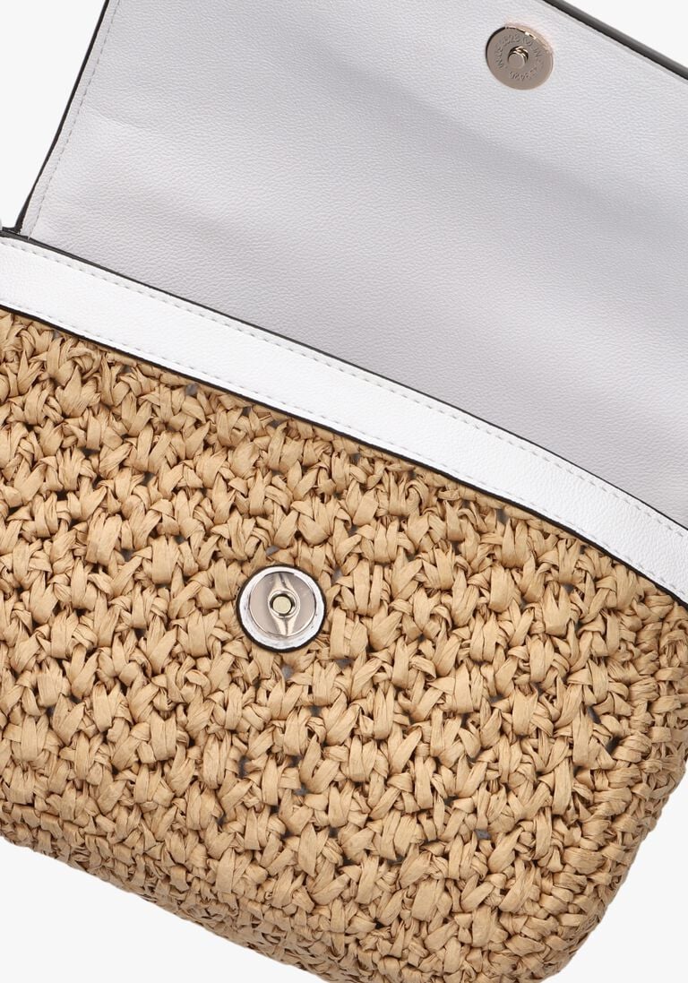 GUESS witte guess handtas siria top handle flap