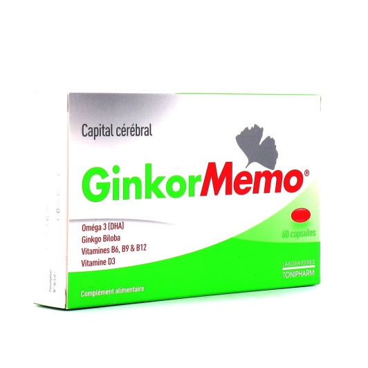 Ginkor Mémo - 60 capsules