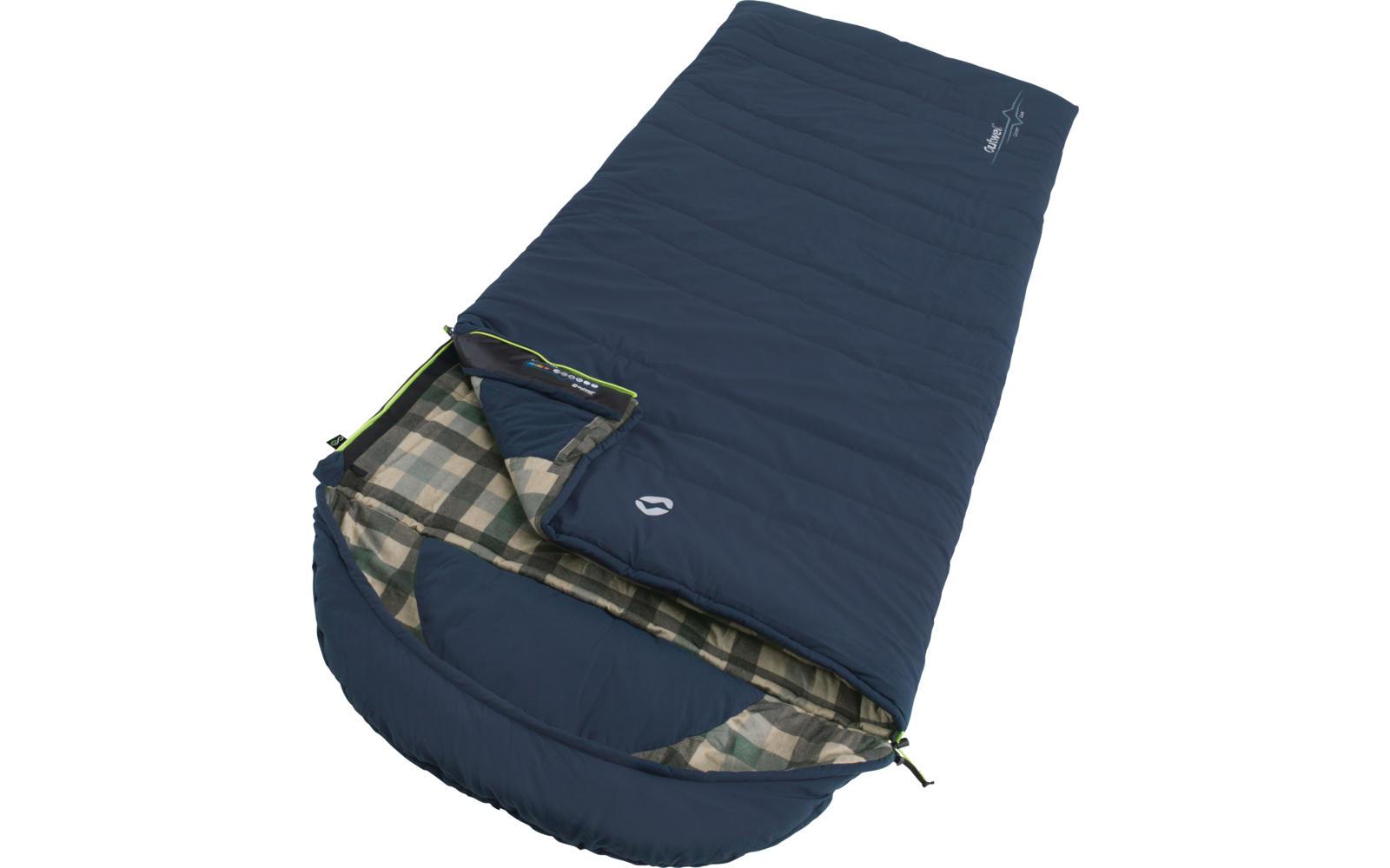 Outwell Camper Lux Deckenschlafsack 235 cm Reißverschluss links