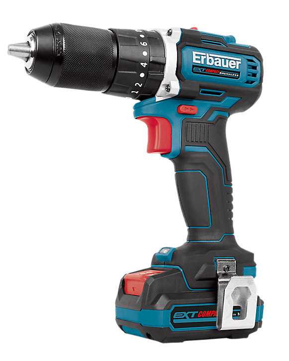 Perceuse à percussion sans fil Erbauer ECD12-Li-2 12V - 3AH