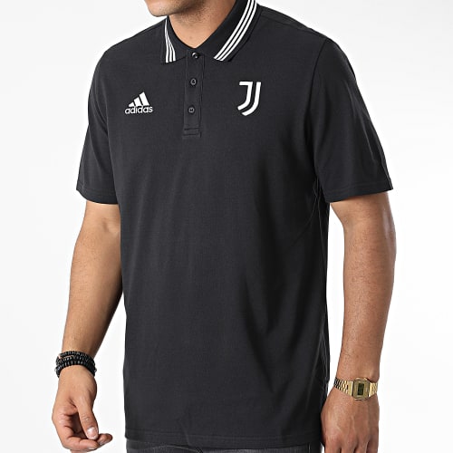 Polo Manches Courtes Juventus DNA HD8879 Noir