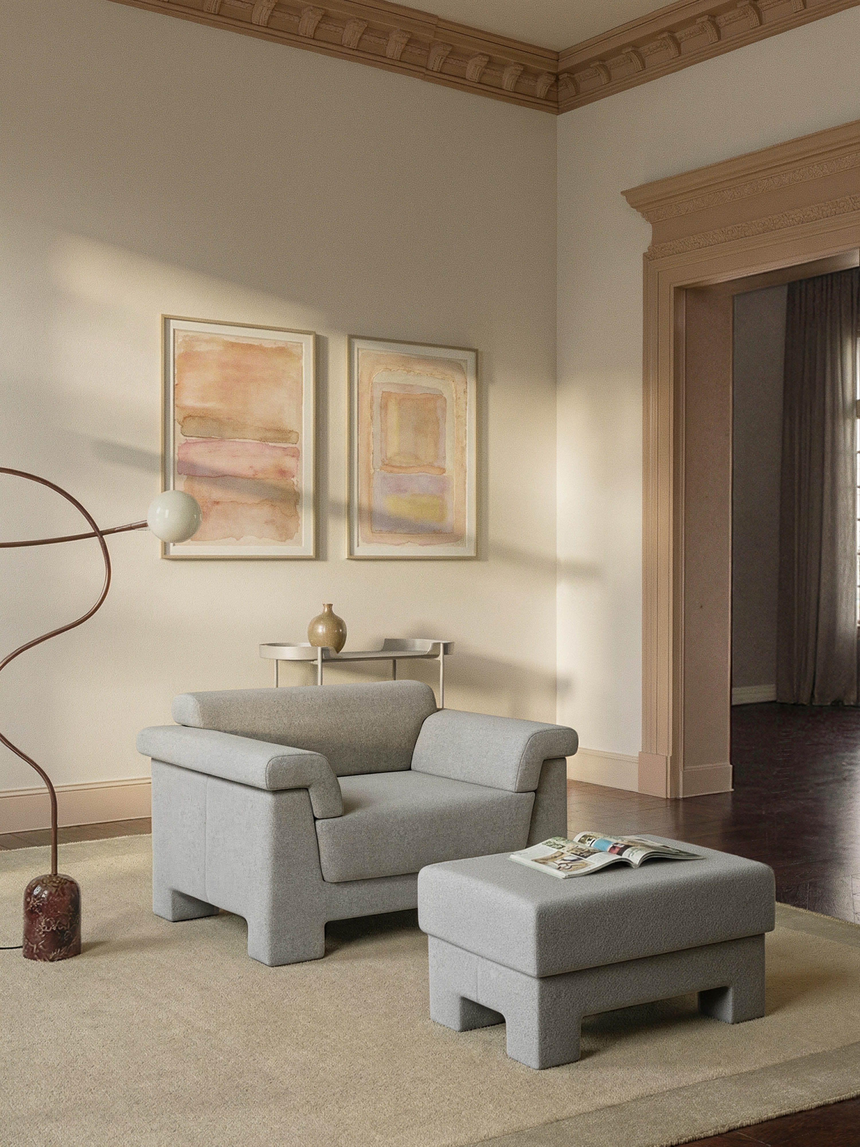 Bouclé fauteuil Atlas