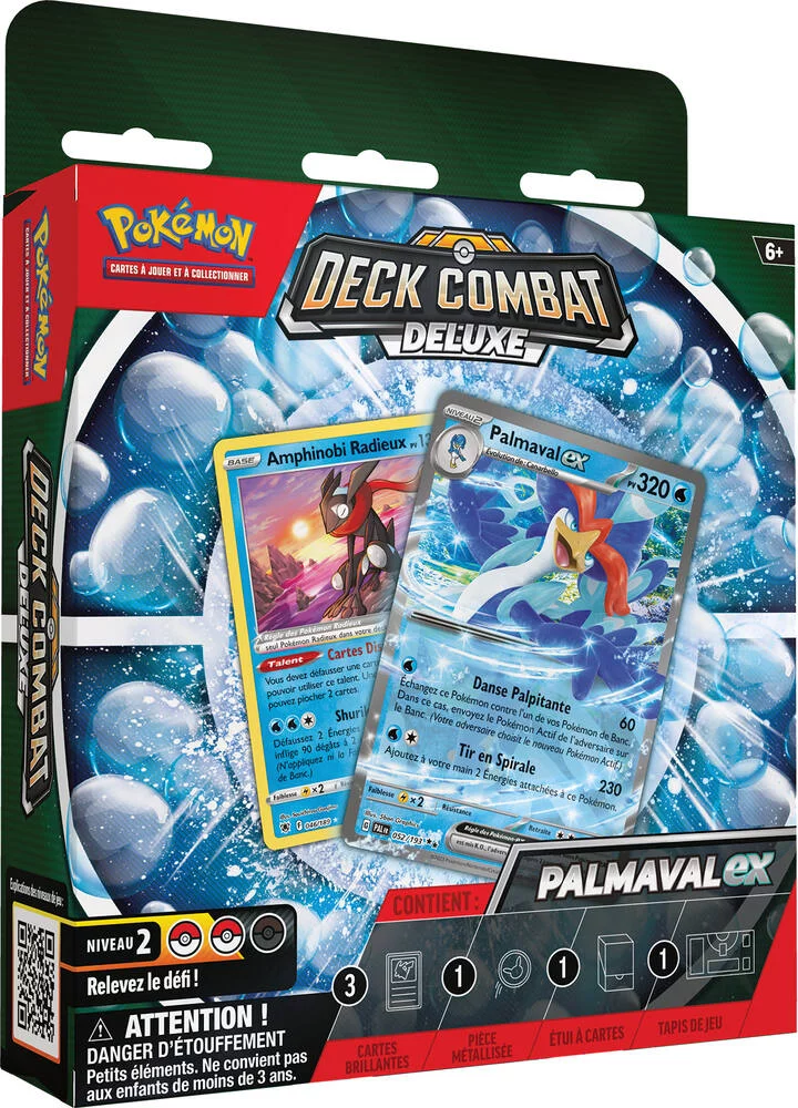 POKEMON - DECK DE COMBAT DELUXE MIASCARADE -EX OU PALMAVAL-EX