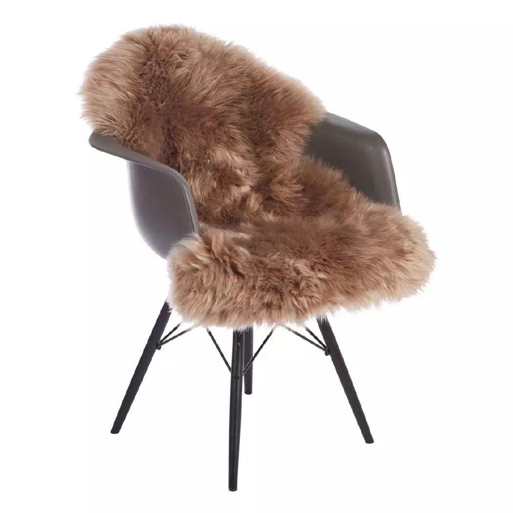Schaffell 100 cm, taupe