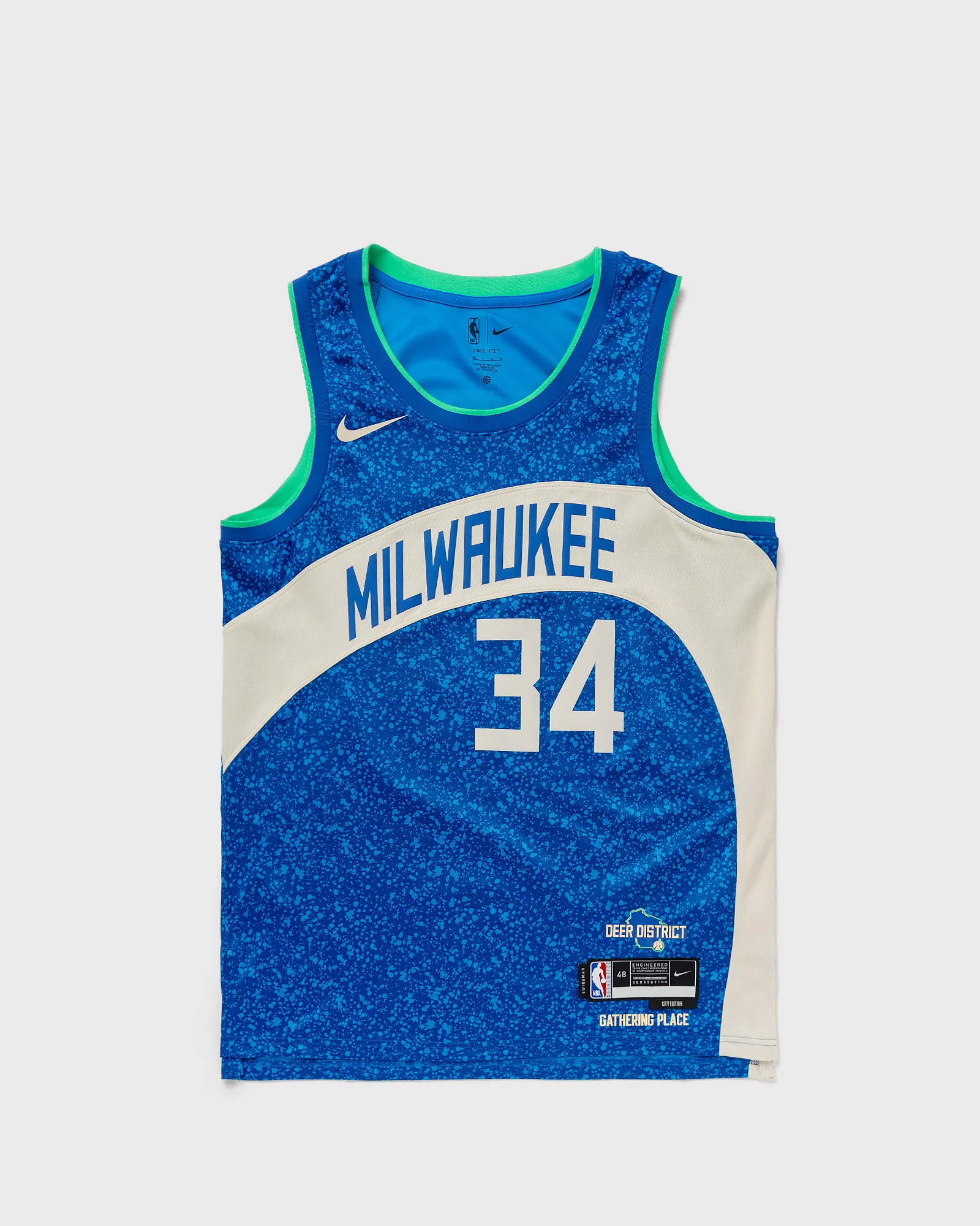 Nike Milwaukee Bucks Nike City Edition Swingman Jersey 23
