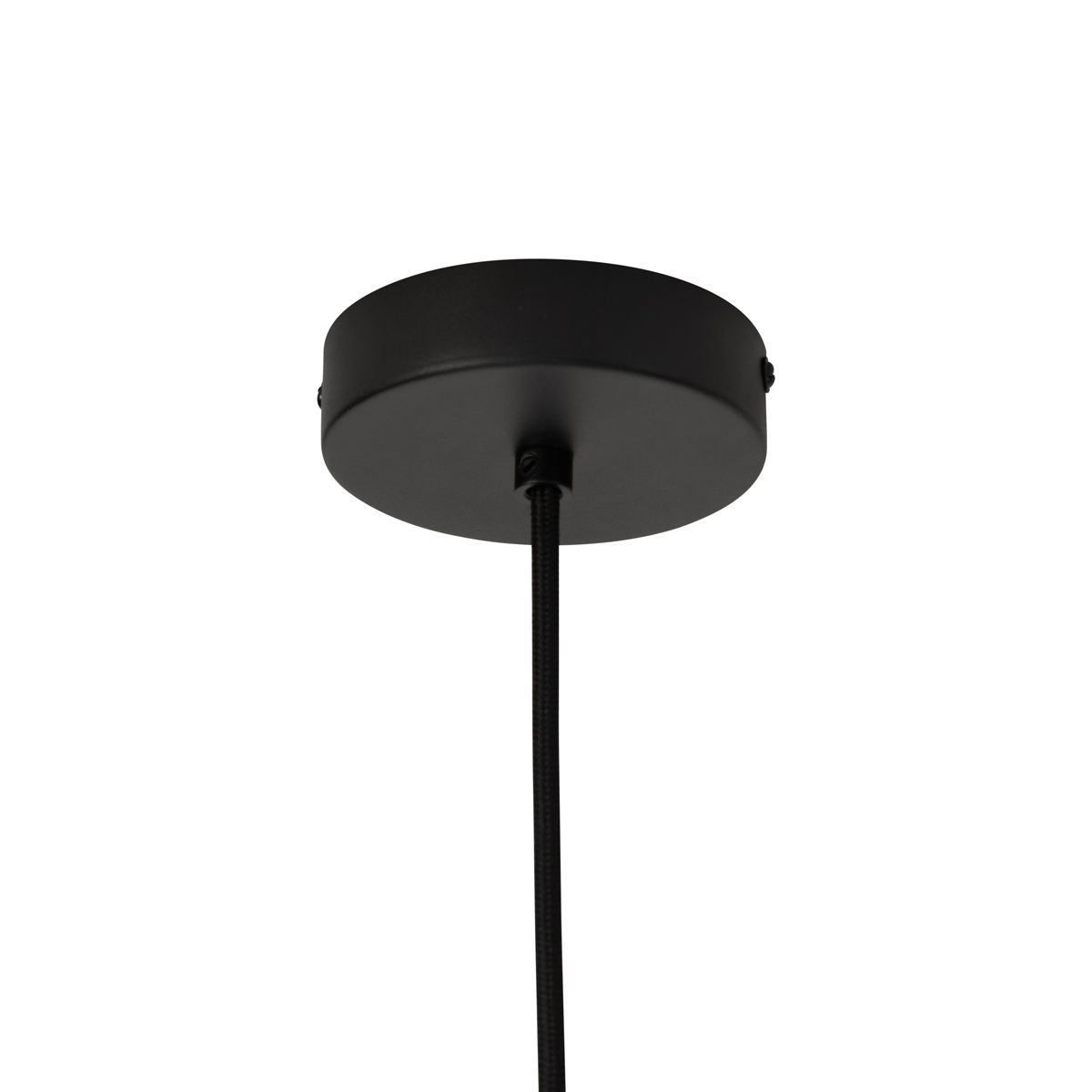 Bohemian hanglamp zwart met bamboe - Lily