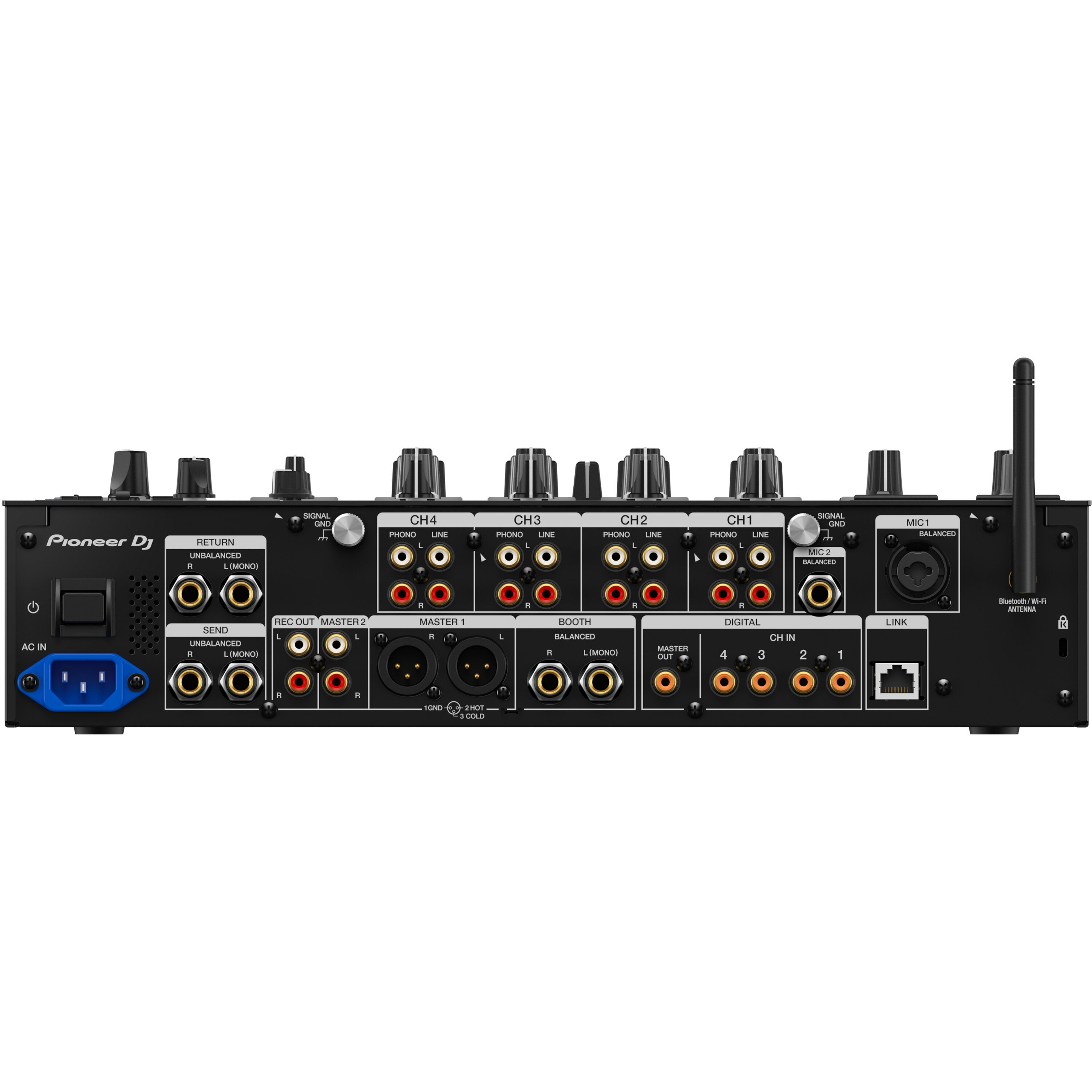 Pioneer DJ DJM-A9 4-kanaals DJ-mixer