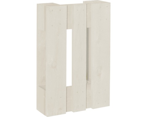 Projectpalet kwart 60 x 40 x 15 cm crèmewit
