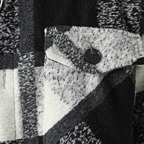 Surchemise Carreaux Noir Beige