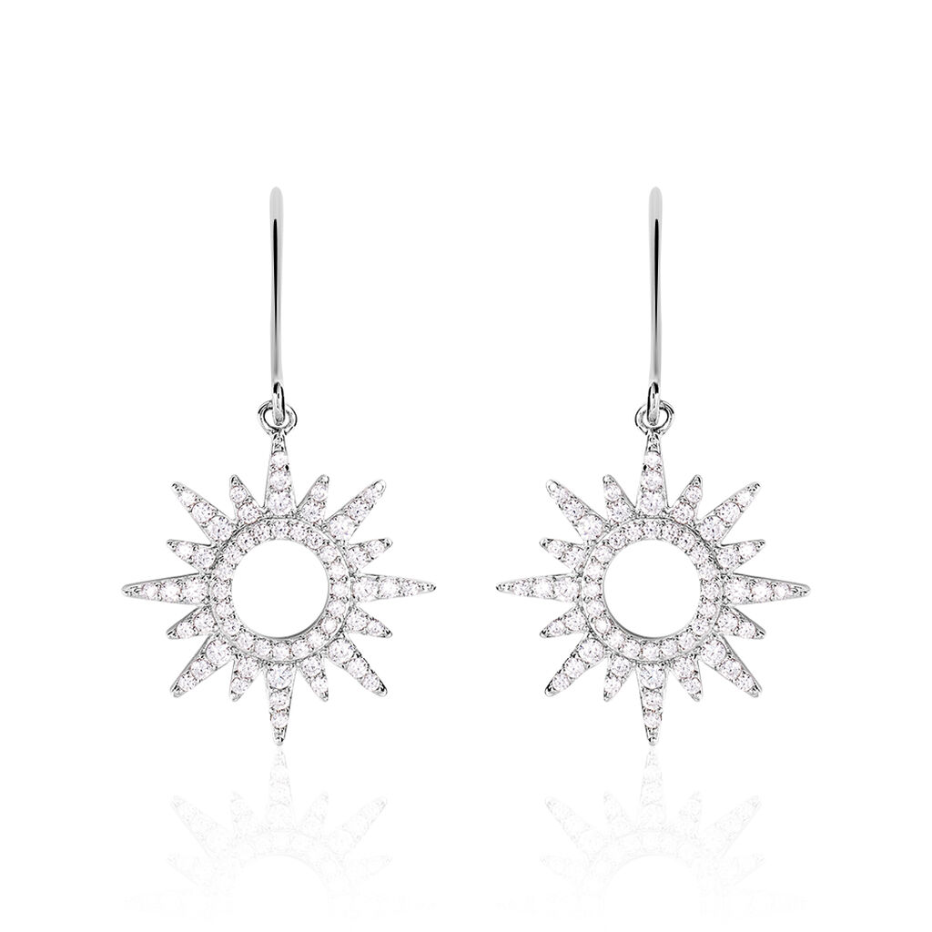 Boucles D'oreilles Pendantes Anaiz Argent  Oxyde De Zirconium