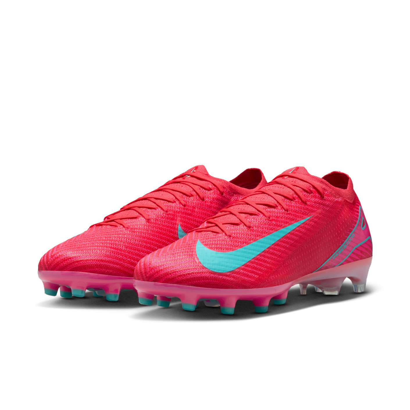 Nike Zoom Mercurial Vapor 16 Elite Kunstgras Voetbalschoenen (AG) Rood Turquoise Roze
