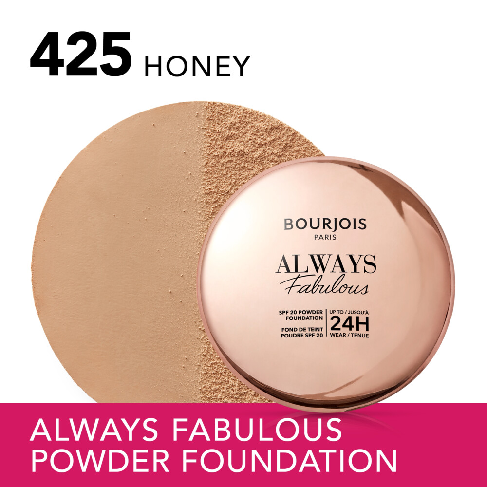 Bourjois Always Fabulous Compact Foundation Honey 4257 gr