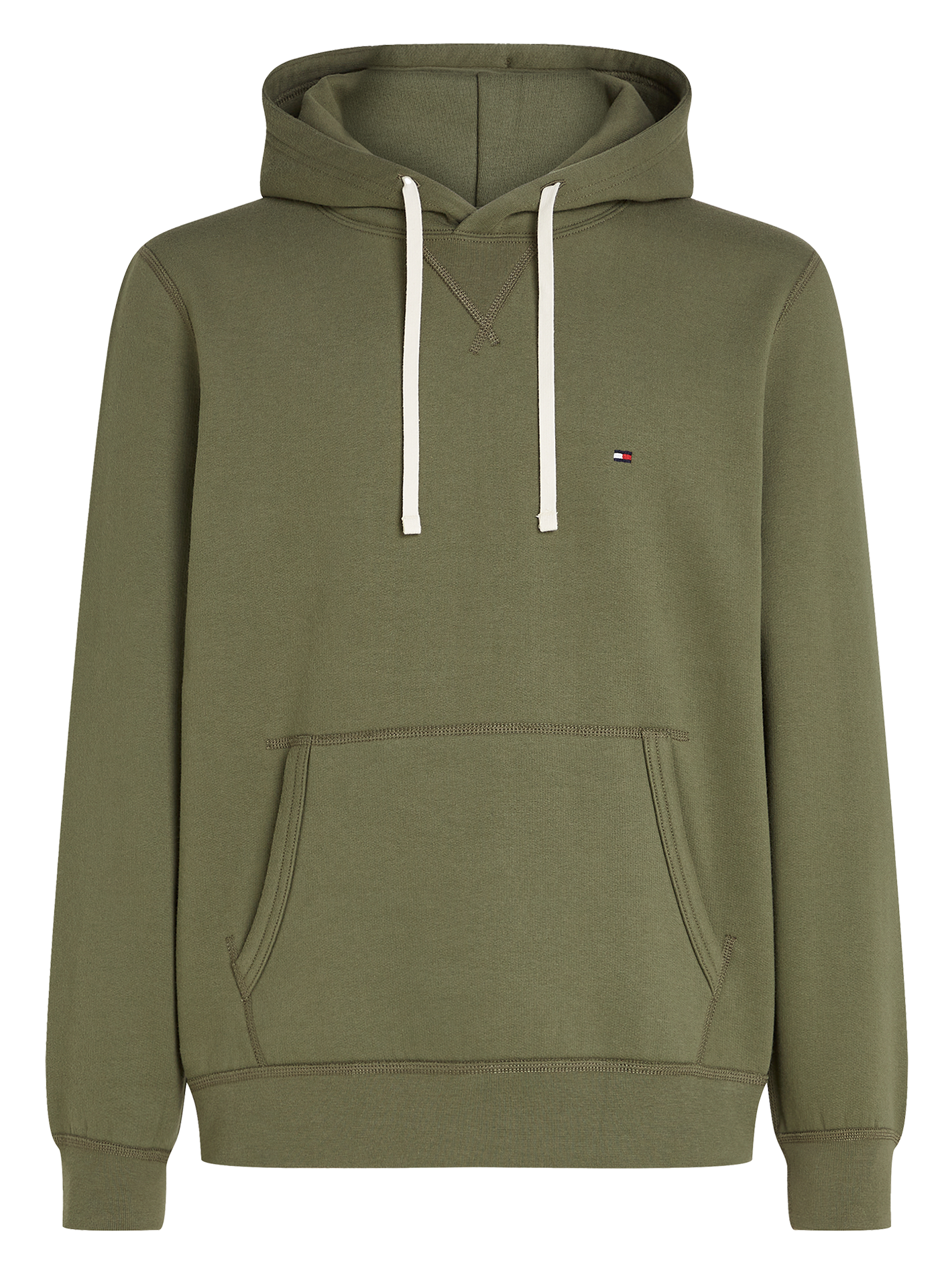 Sweat col rond en coton mélangé | Vert