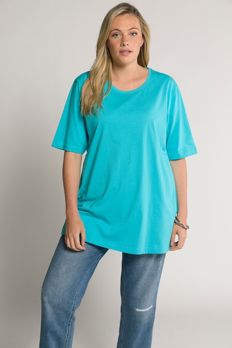 T-Shirt, Rundhalsausschnitt, Relaxed, Halbarm