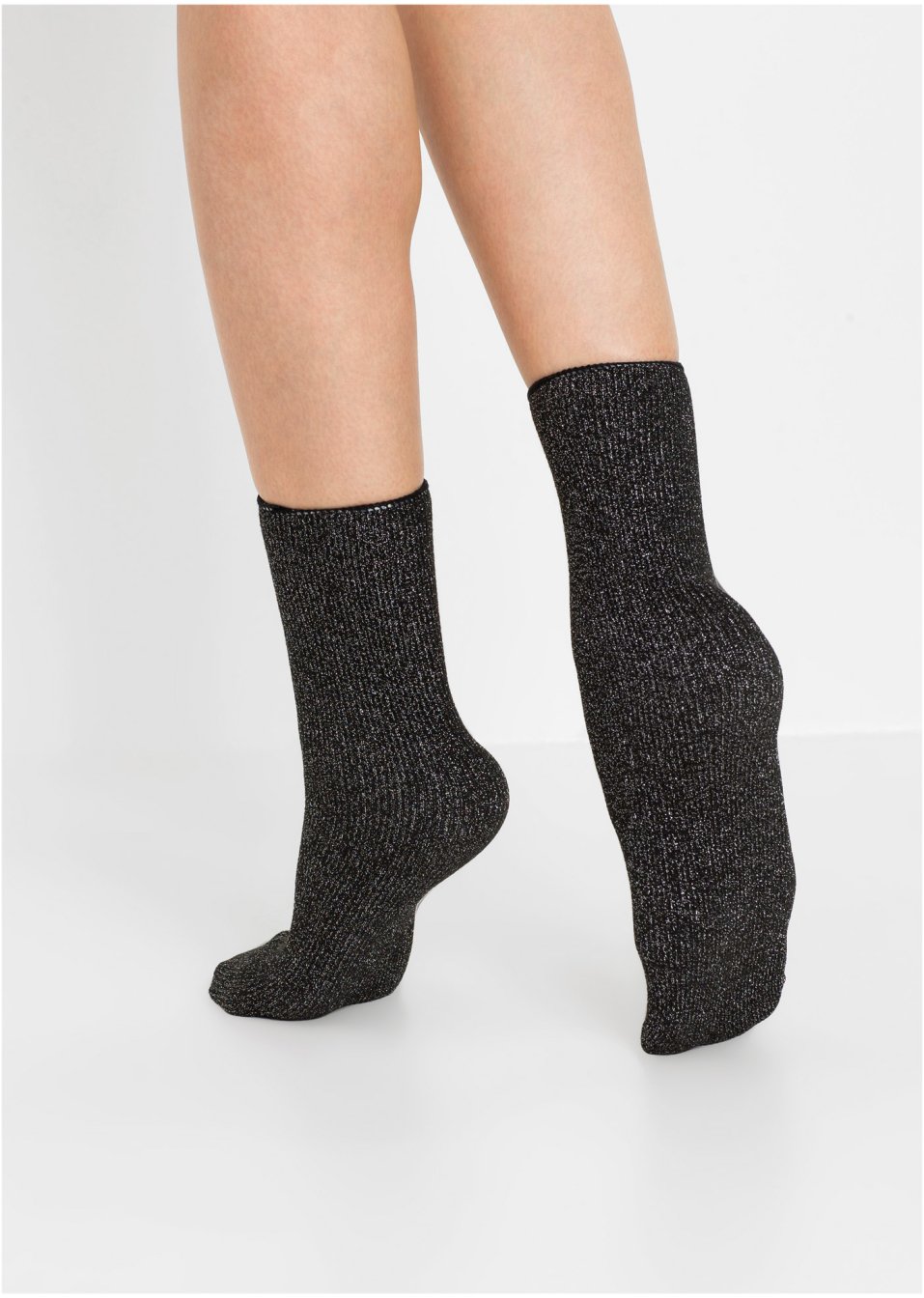 Lot de 4 paires de chaussettes thermo fil brillant