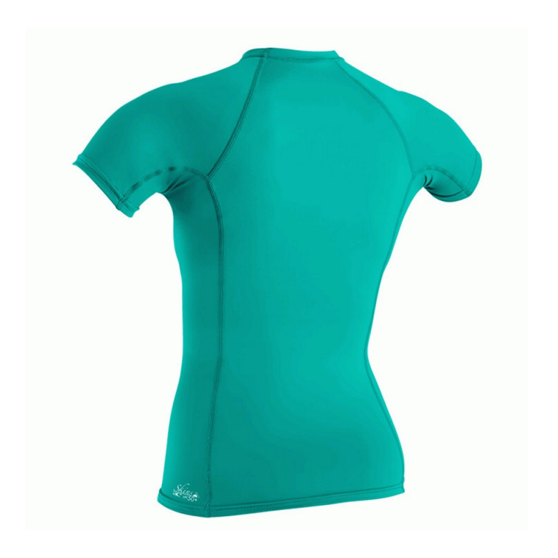 Lycra Oneill Basic Skins Rash Guard manches courtes Femme vert