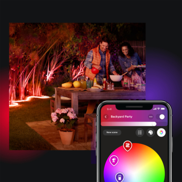 Philips Hue lightstrip outdoor - wit en gekleurd licht 38W - 5m