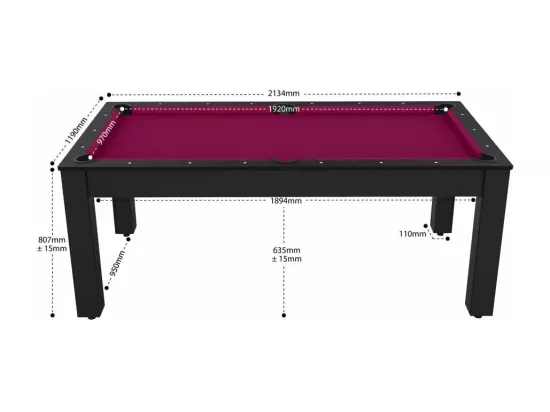 Table de Billard Convertible 