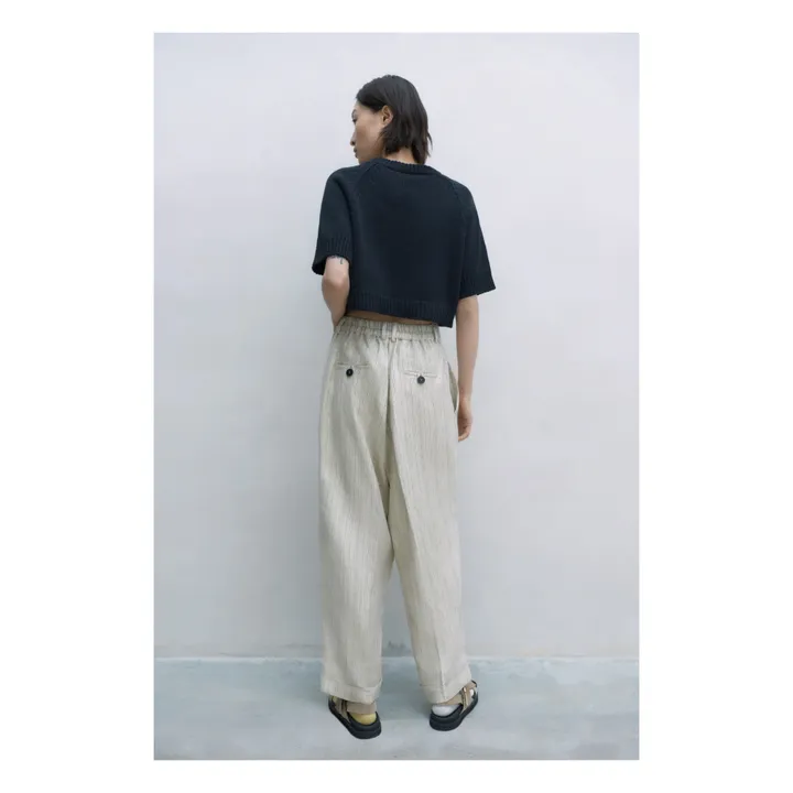 Cordera Top Boutonné | Noir