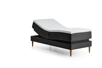Tempur Relaxation Adj Inkl. Tempur Topper One, 120x200 cm bokselevationsseng