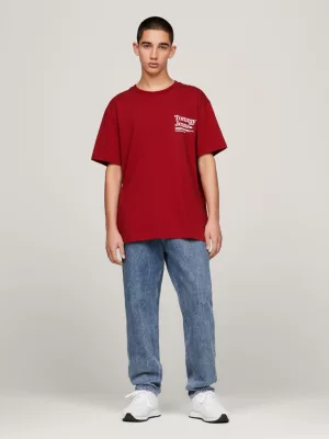 Camiseta moderna com logo nas costas