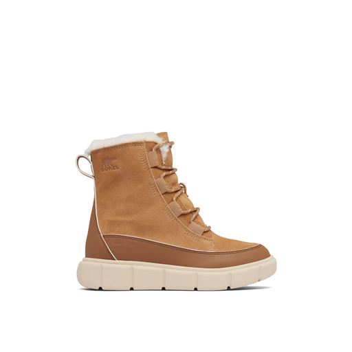 Sorel Explorer III Youth Waterproof Støvler, Tawny Buff/Bleached Ceramic, 35