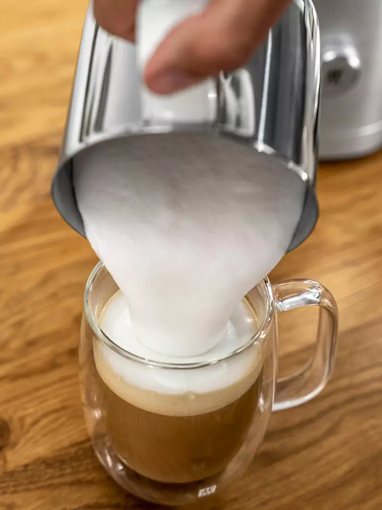 ZWILLING Milchaufschäumer Enfinigy 200/400ml Edelstahl/Weiss silber
