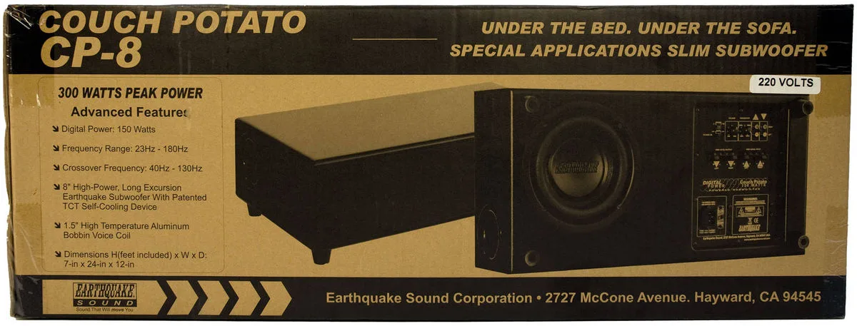 Earthquake CP-8 Caissons de basses