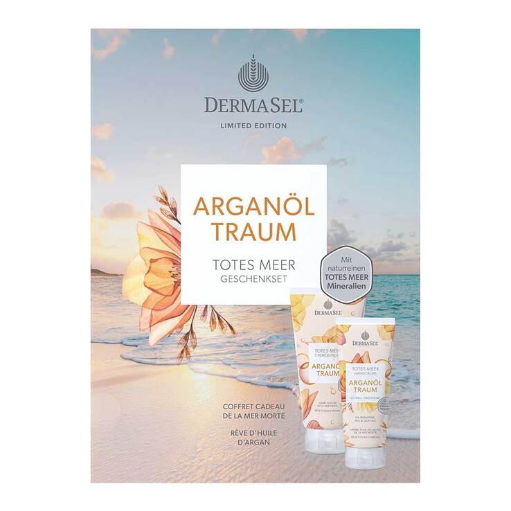 Dermasel Totes Meer Gesch.Set Arganöl Traum lim.Ed, 1 St