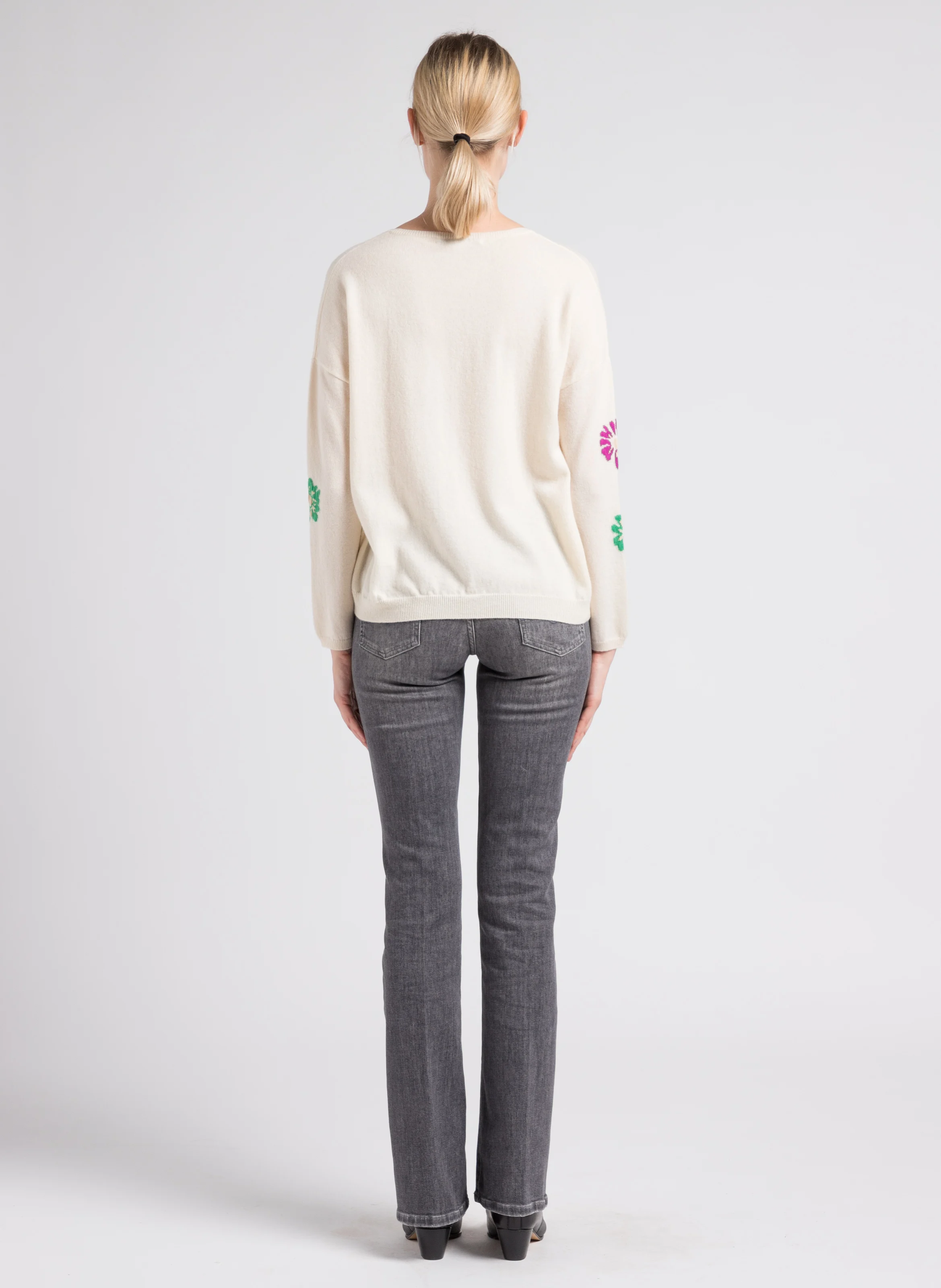 SOHO - Jean bootcut taille normal délavé | Gris