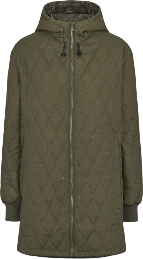 MCKINLEY Line Hood Quilt jakke Grøn