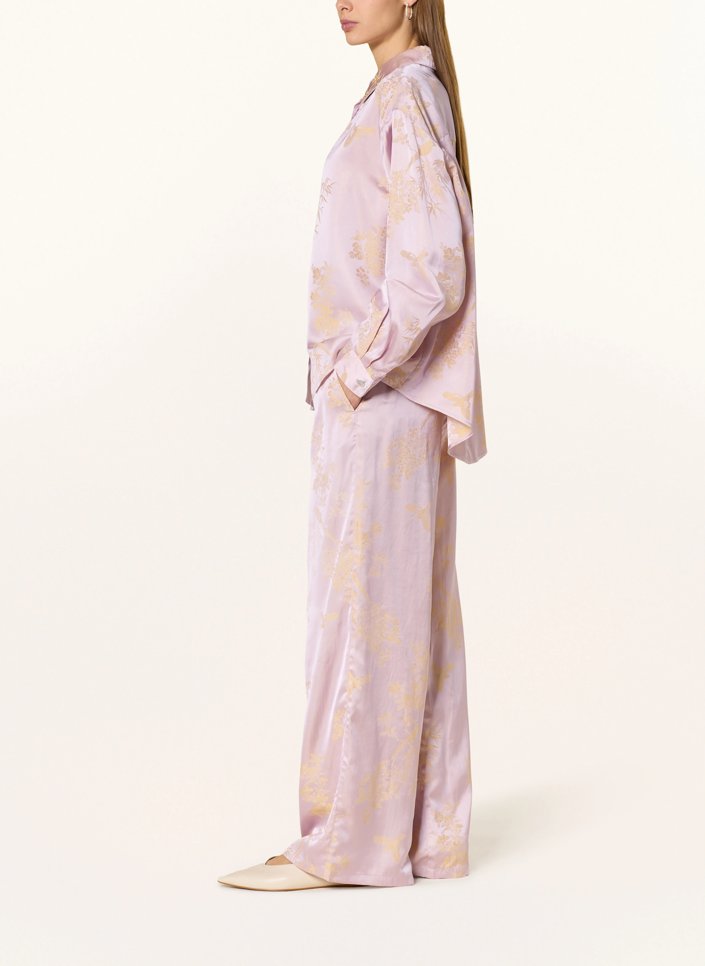 ELIAS RUMELIS Marlenehose SILKA aus Satin