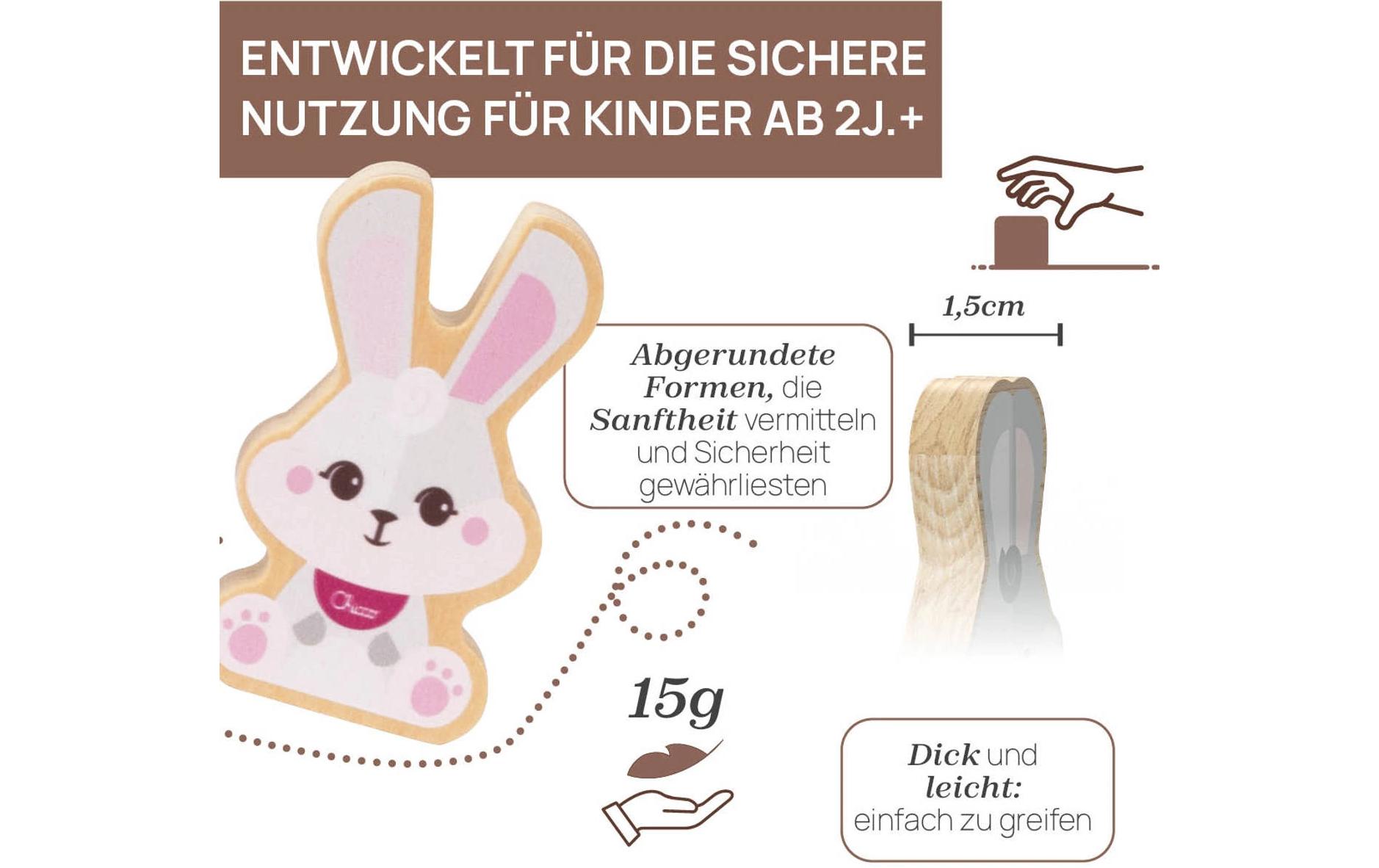 Spielfigurenset My Wood Friends – Mama Hase 2er SetLernspielzeug aus Holz