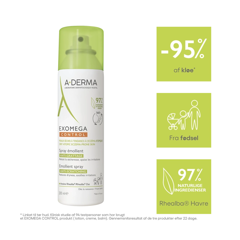 A-DERMA Exomega Control Spray 200 ml