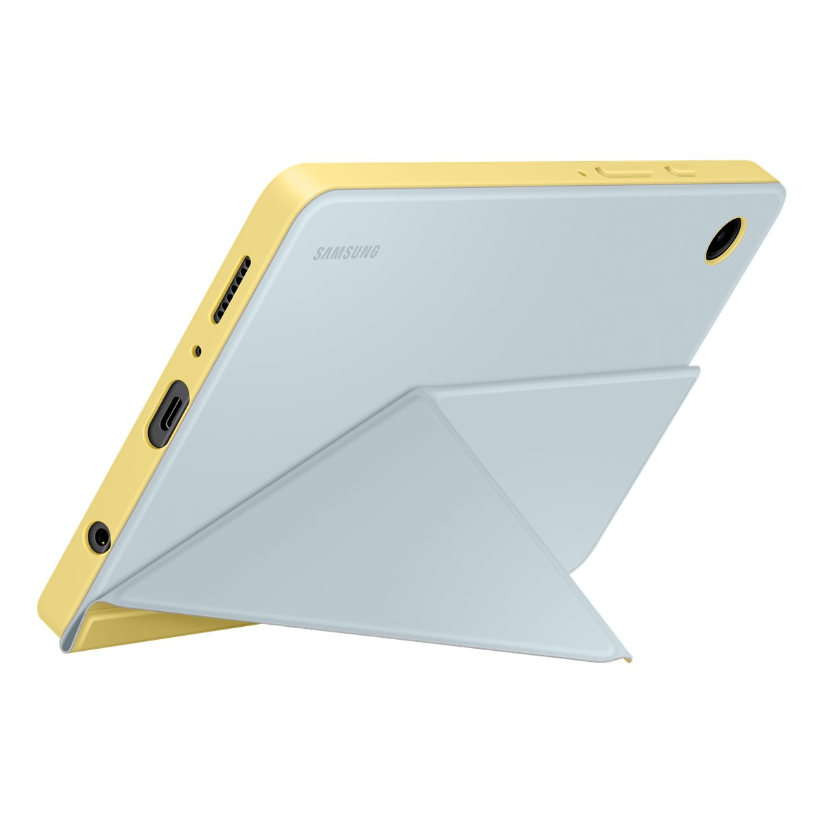 Galaxy Tab A9 Book Cover Tasche mit Aufstellfunktion (EF-BX110TLEGWW) - Blau / Gelb