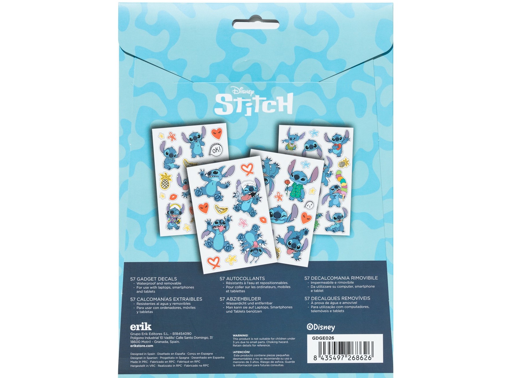 AUTOCOLANTES GADGET STITCH