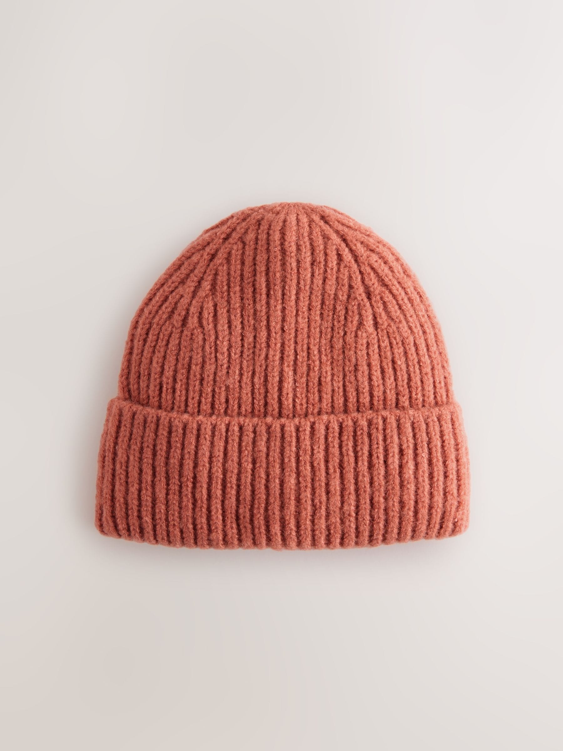 Oranje - Fluffy beanie-muts (1-16jr)