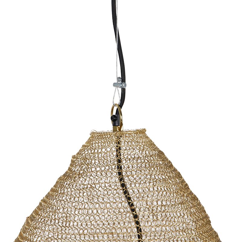 Oosterse hanglamp goud 60cm - Nidum