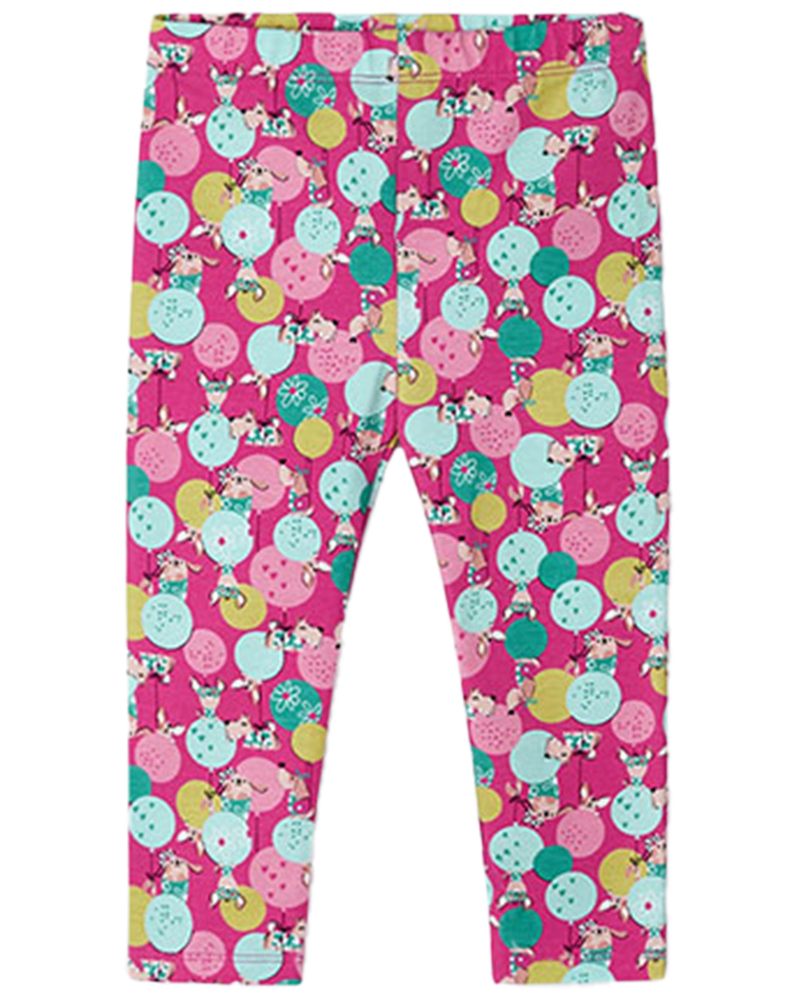 Leggings WOOF in fuchsia
