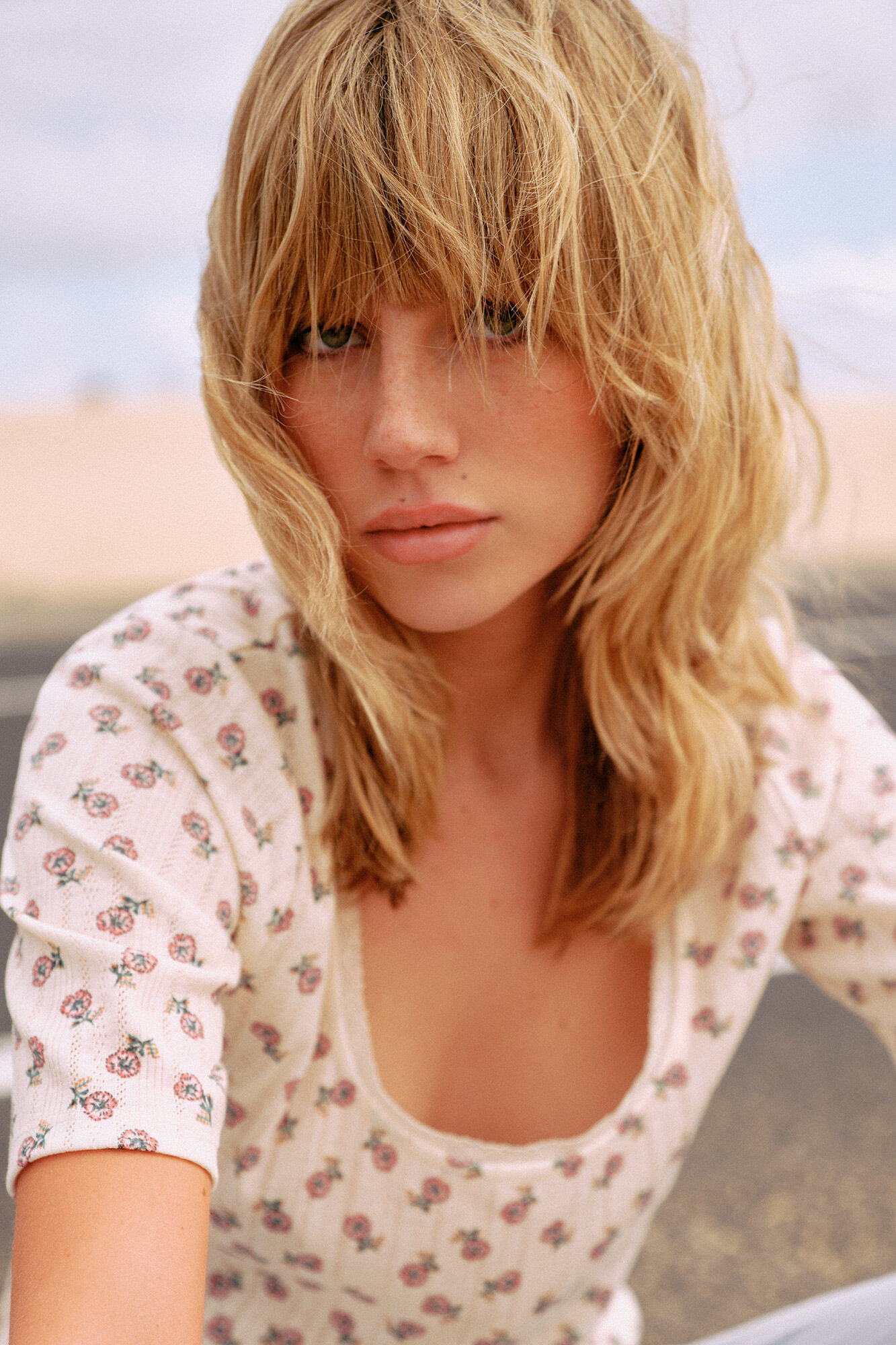 Blusa estampada - Estampa branca