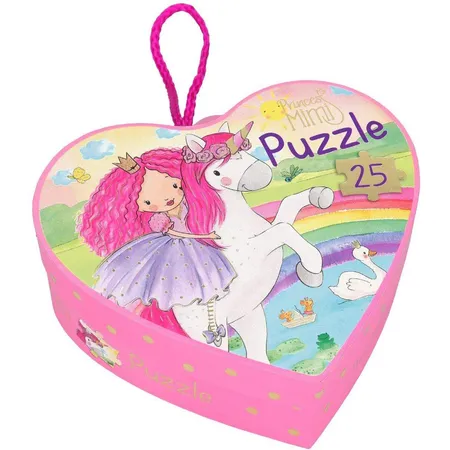 Depesche Princess Mimi Puzzle in Herzschachtel, 25 Teile