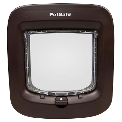 PetSafe Katzenklappe 300, 4-Weg, braun